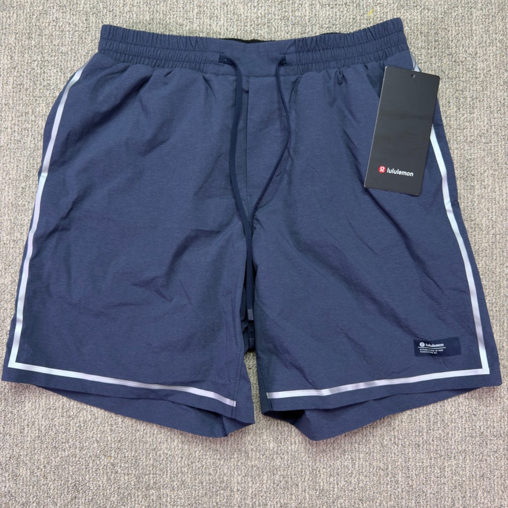 Lululemon Hybrid Pool Short 7" Men Small NWT True Navy Athletic Swim Shorts
